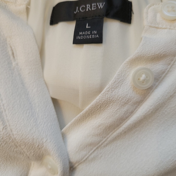 JCrew Ivory Midi Dress Size Large - Picture 8 of 11